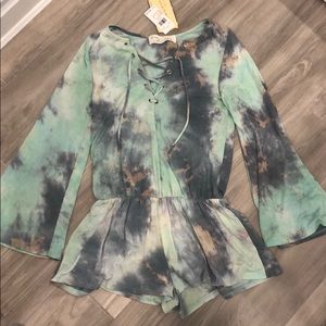 Vintage Havana Multicolor TieDye Romper